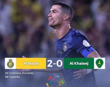 沙特联-C罗传射拉波尔特破门 利雅得胜利2-0卡利杰