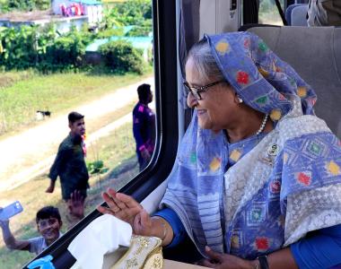 （国际）中企承建孟加拉国重要铁路项目举行通车仪式