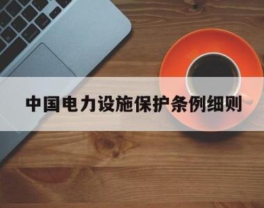 中国电力设施保护条例细则(电力设施保护条例2019 pdf)