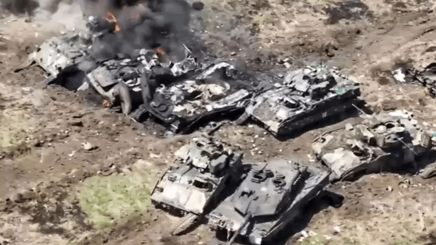俄军摧毁乌军仓库和防御工事，还摧毁5辆德国“豹”式坦克