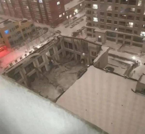 3人不幸遇难，黑龙江桦南一体育馆坍塌事故现场完成救援