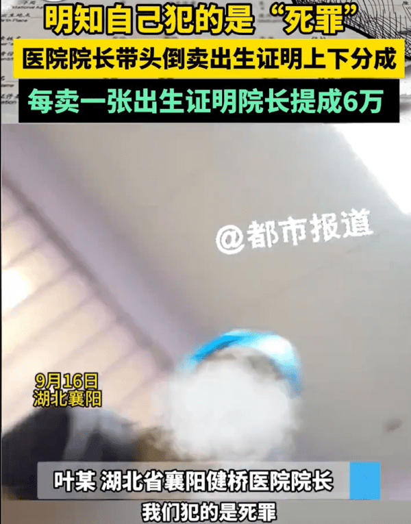 马上评｜12年前就被判刑，她如何当上院长、倒卖出生证的？