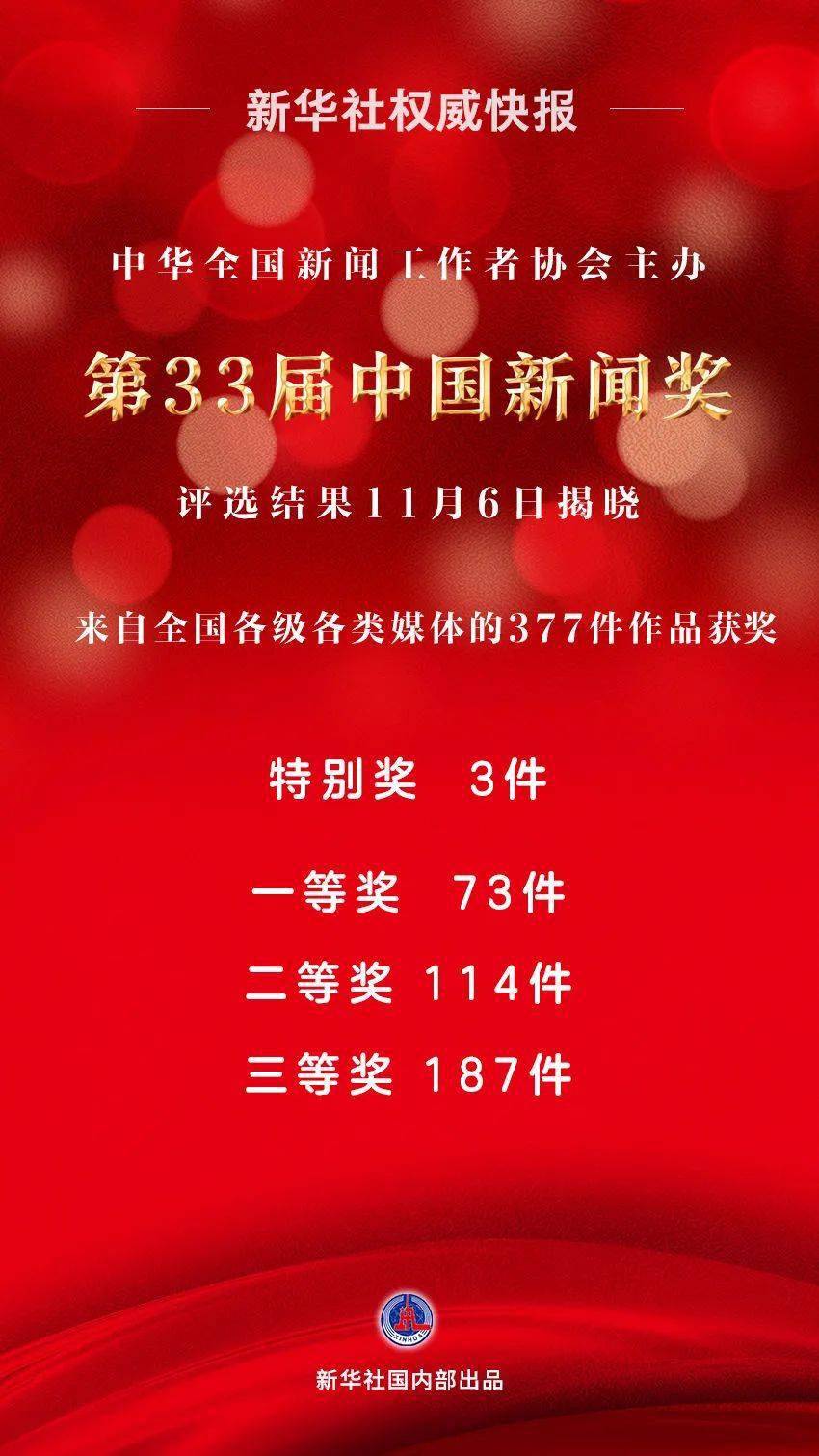 第33届中国新闻奖评选结果揭晓！江西这些作品获奖…