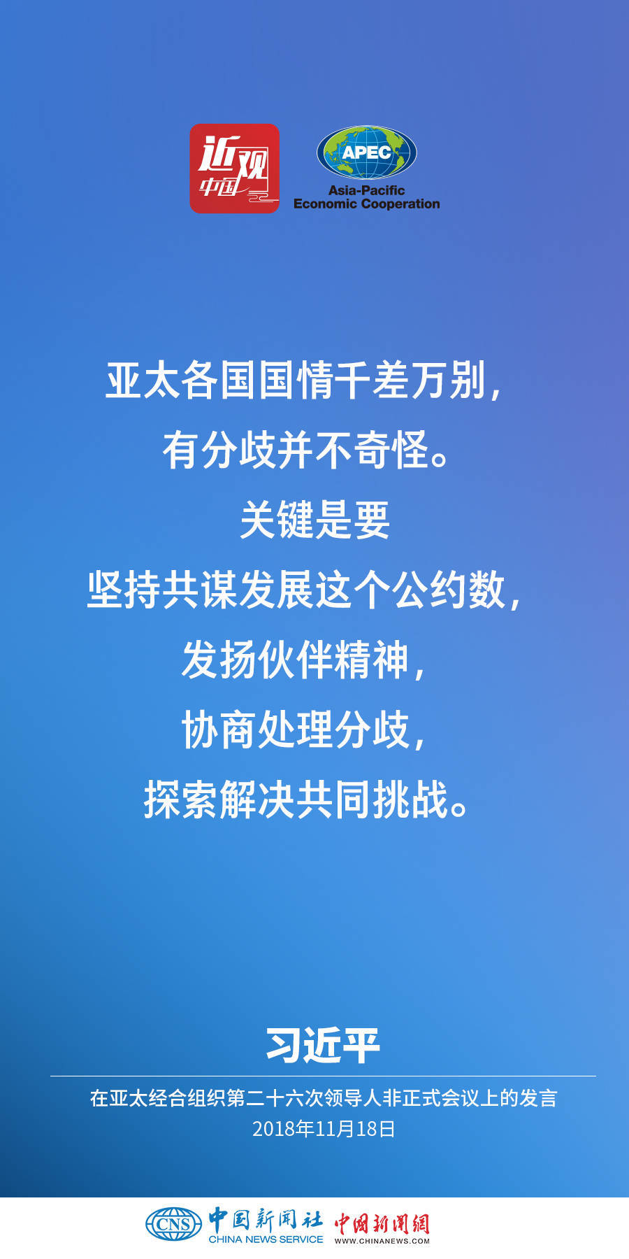 习近平：亚太合作要面向未来、引领未来