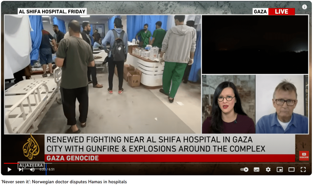 明查｜加沙护士称哈马斯已接管希法医院，还偷走燃料和药品？