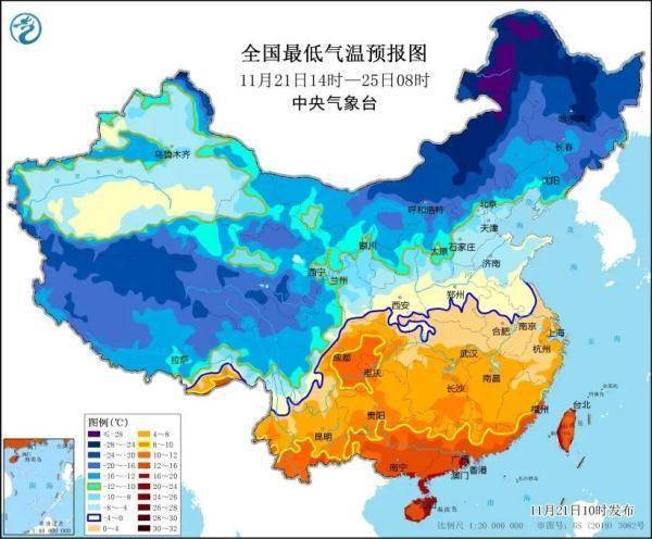 暴雪+寒潮+大风预警三连发！寒潮启程，河南大部将猛降10℃