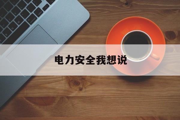 电力安全我想说(电力安全培训内容)