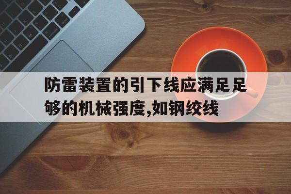 关于防雷装置的引下线应满足足够的机械强度,如钢绞线的信息