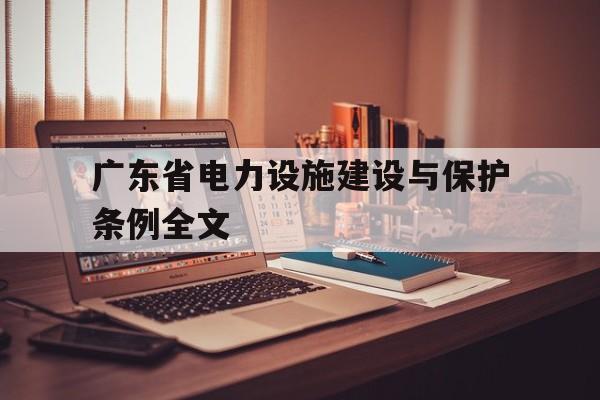 关于广东省电力设施建设与保护条例全文的信息